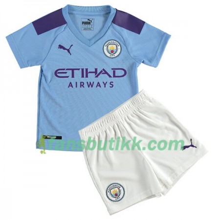 Fotballdrakt Manchester City Barn Hjemmetrøye 2019-2020 Kortermet